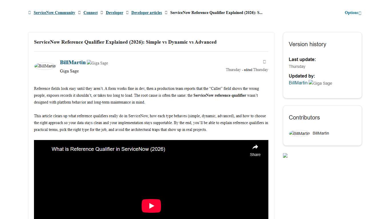 ServiceNow Reference Qualifier Explained (2026): S... - ServiceNow Community